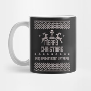 Merry Christmas IRAQ AFGHANISTAN VETERAN Mug